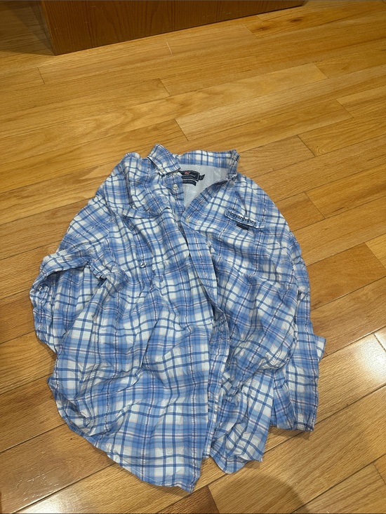 Vineyard Vines Other - Vineyard Vines Light Blue & White Plaid Shirt Jacket
